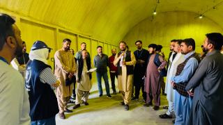 During WFP Warehouse visit in Kabul 2025