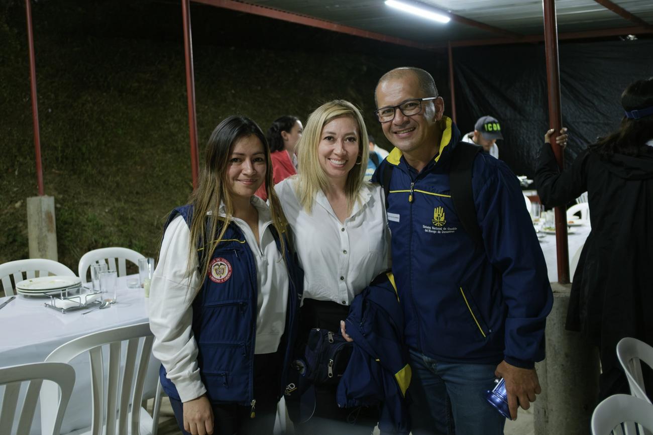 Equipo de la Unidad Nacional de Gestión del Riesgo y Desastres de Colombia presente en LRT