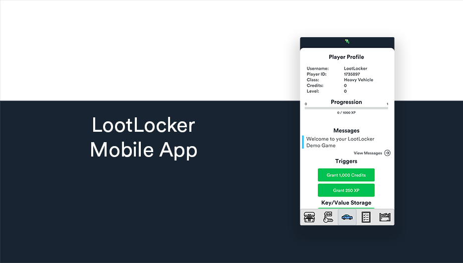 The LootLocker Mobile App