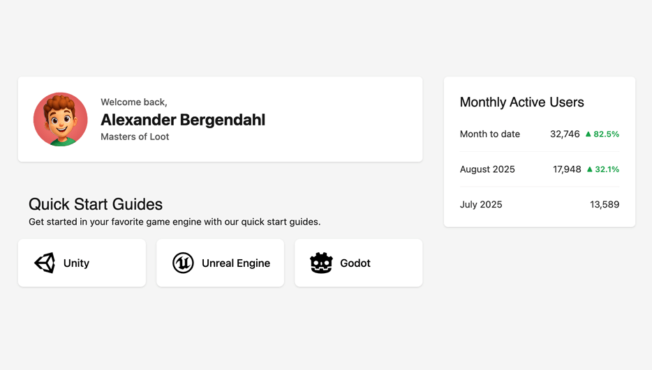 Console Dashboard Improvements