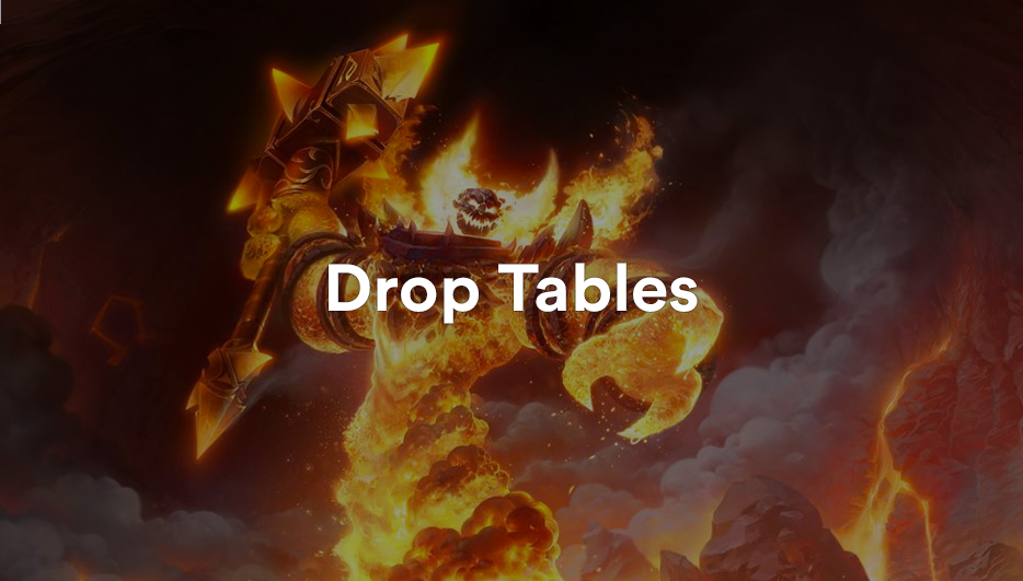 Drop Tables