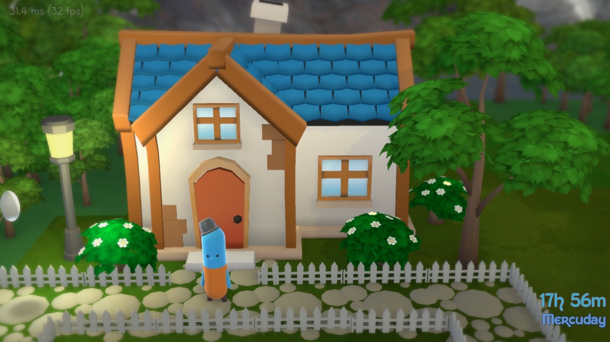 An early screenshot of Hokko Life