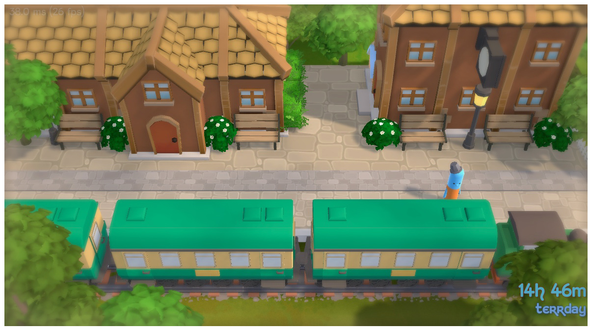 An early screenshot of Hokko Life