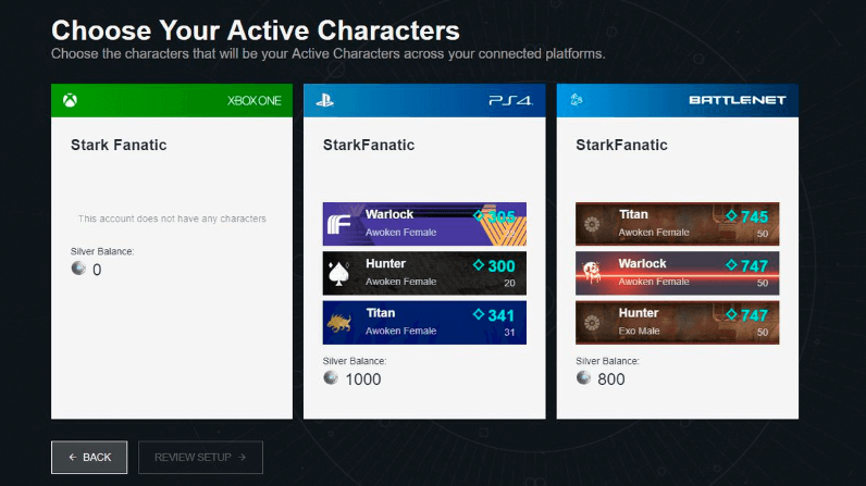 Connecting together your platform accounts means that your game data is no longer locked in a walled garden.