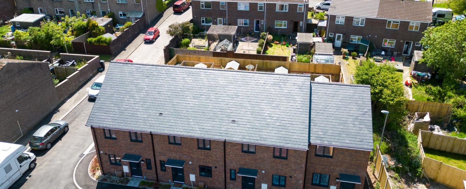 Eddison Avenue drone shot