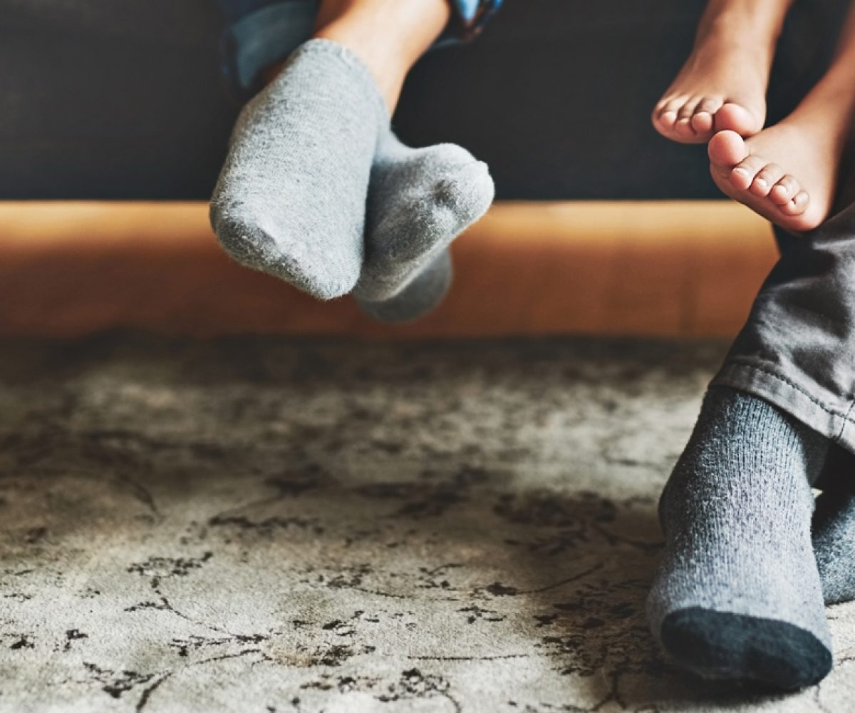 Stock family feet