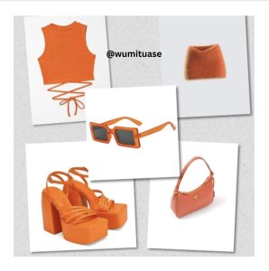 Orange outfits- girls night out