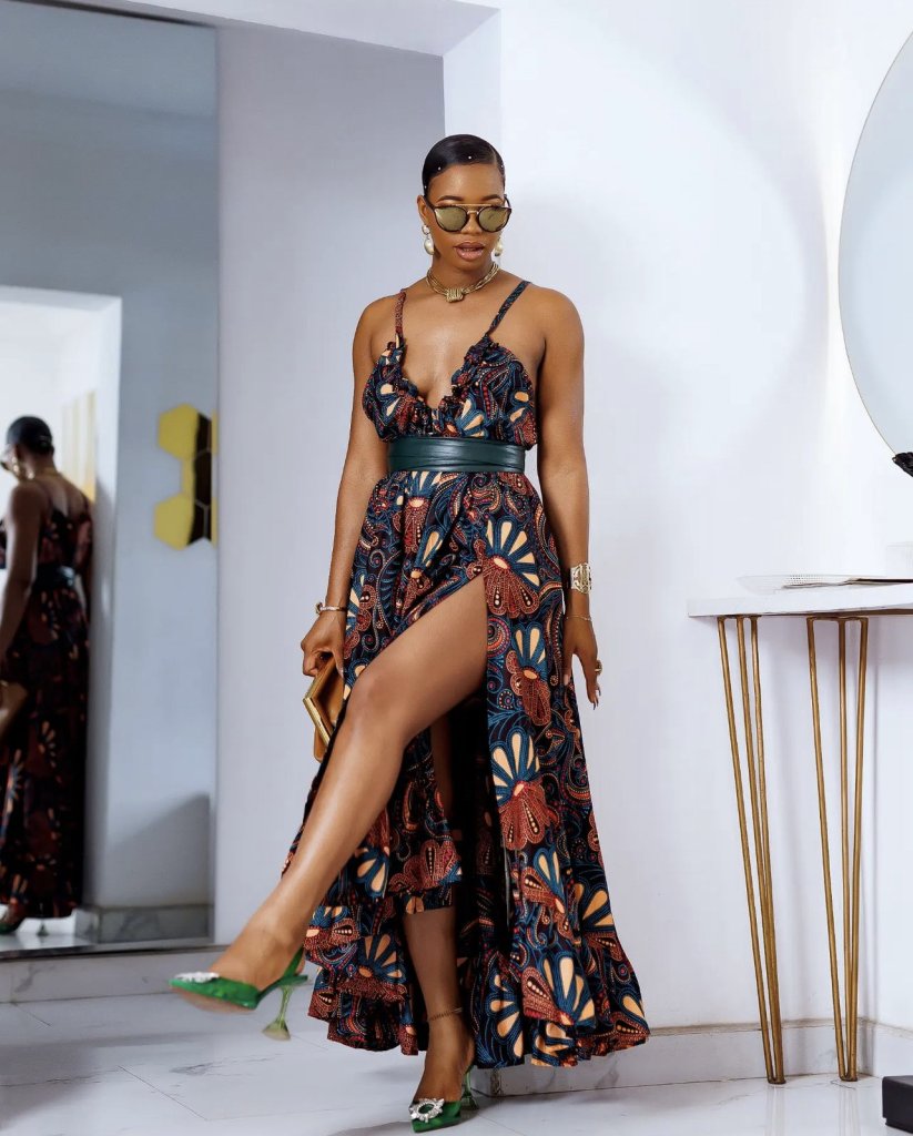 Angel Obasi- Ankara Maxi Dress
