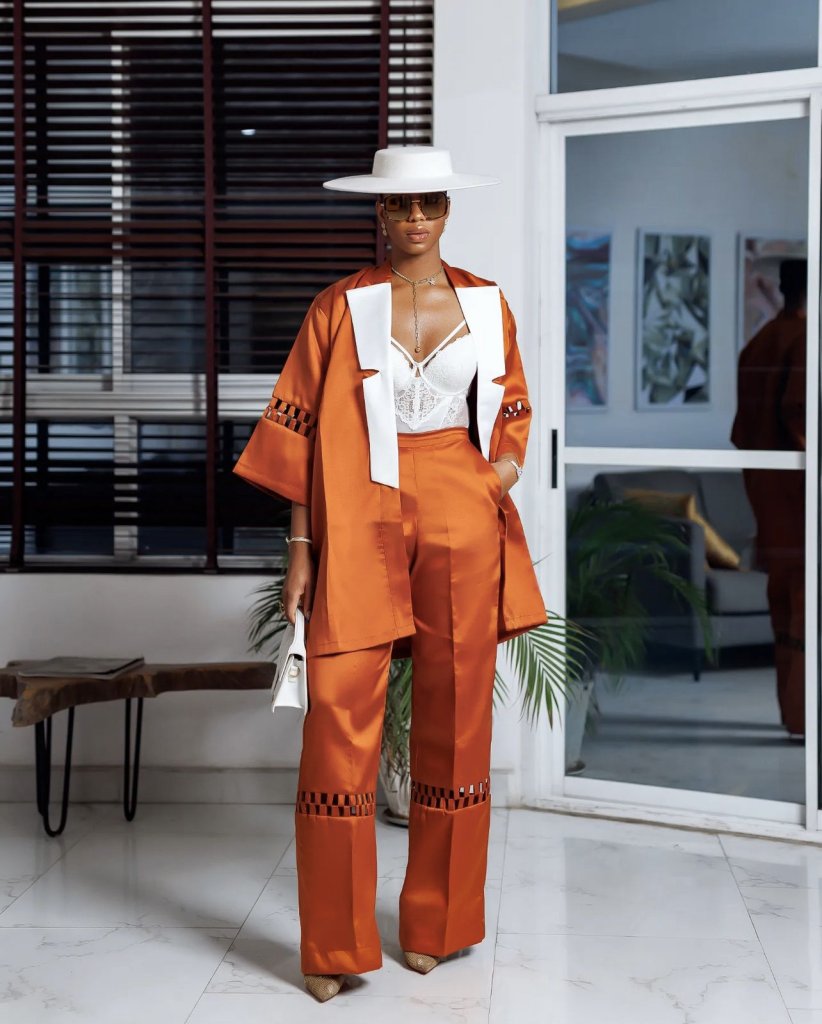 Angel Obasi Orange set