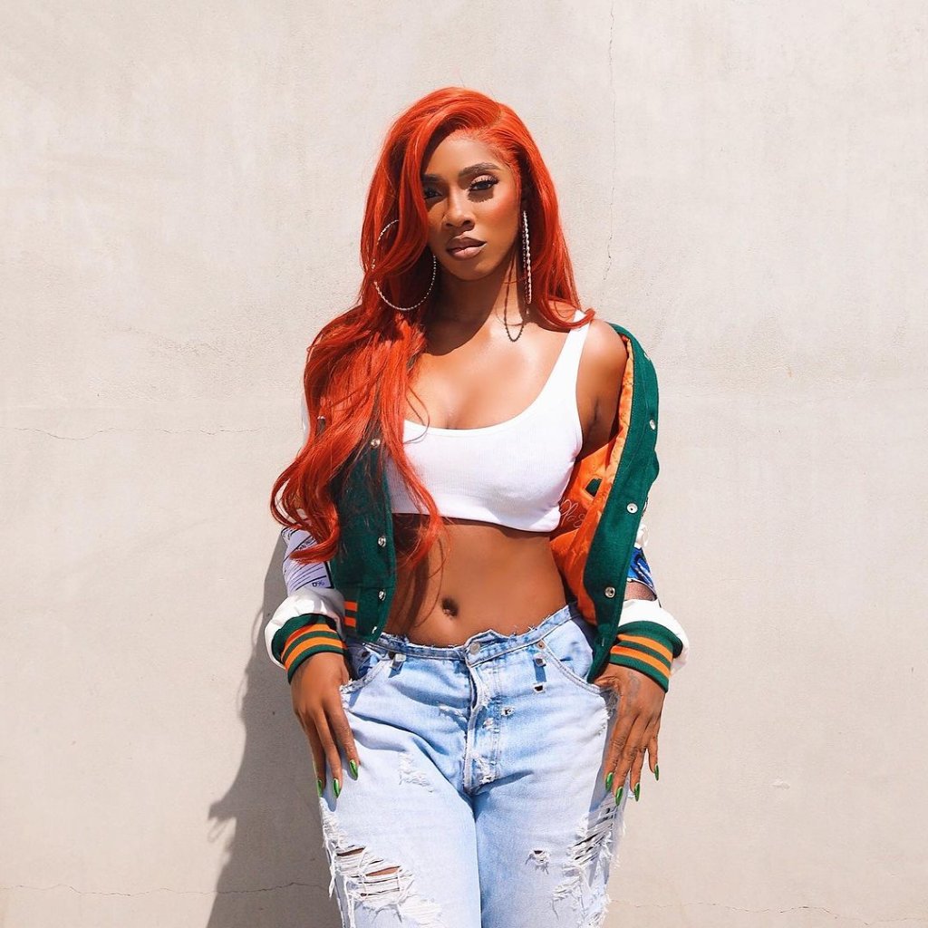 Tiwa Savage- radiant accents summer hairstyles