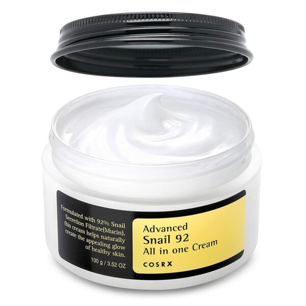 Cosrx Snail All in one cream- Kamsi Nnamani Beauty Hack products