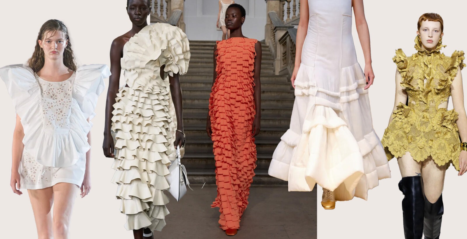 Top Trends SS24- Dramatic ruffles