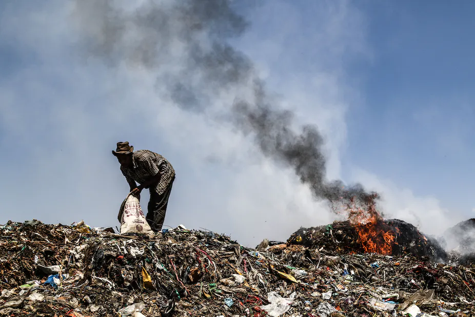 Fashion waste dump- Marie Claire Nigeria