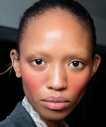Runway makeup- blush