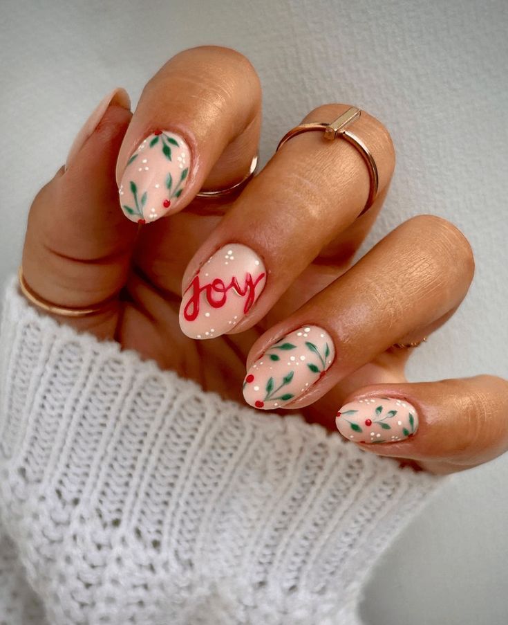 Christmas nail art