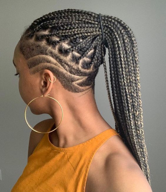 Braids with undercut