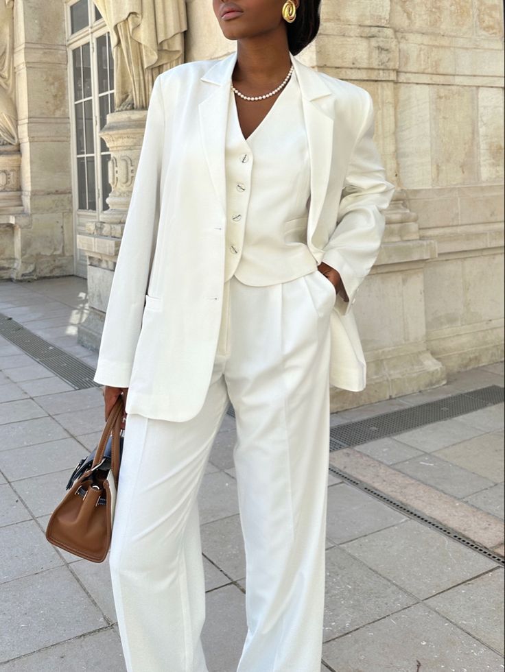 Three piece suit with waistcoat