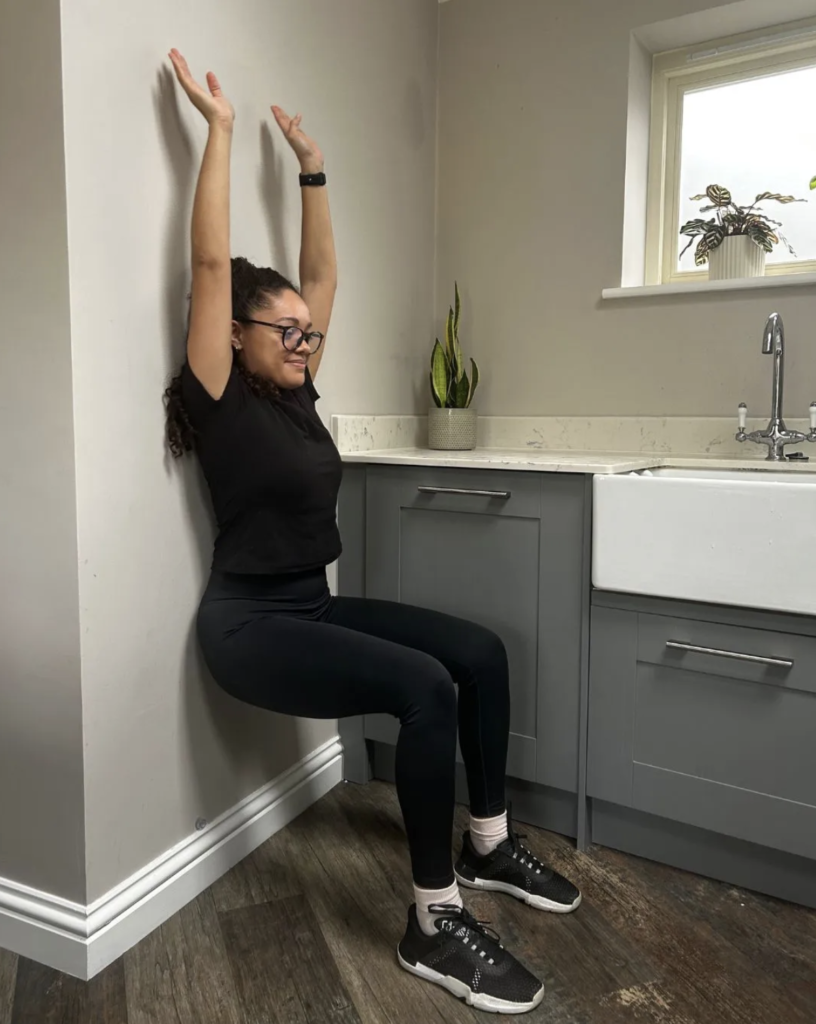 wall sit challenge
