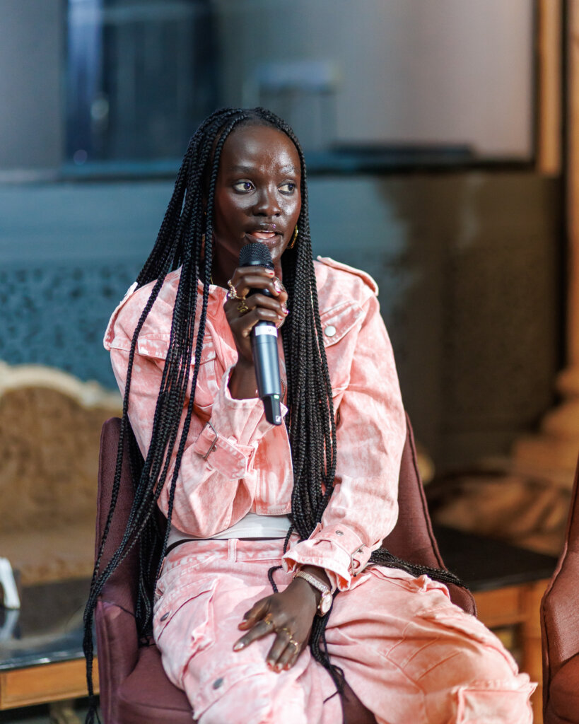 Aliet Alier speaking at Styling the Mind Nigeria