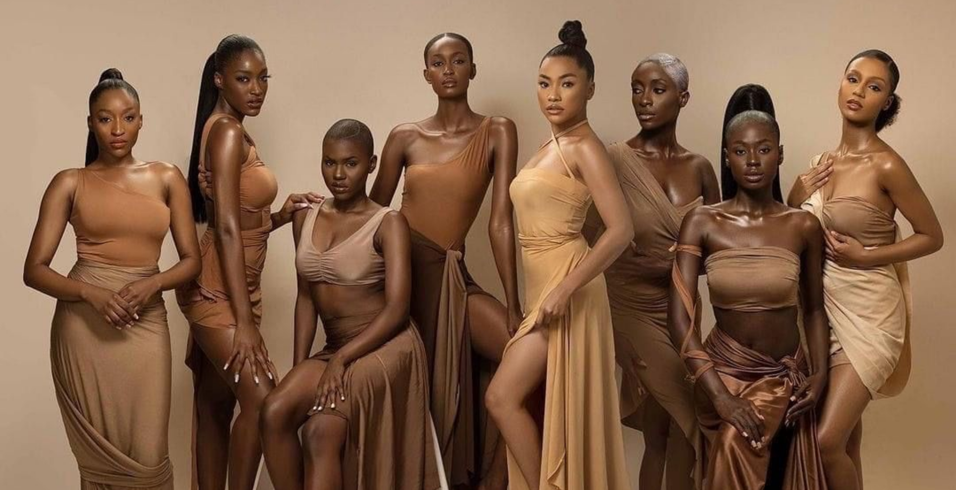 Dark-skinned models are beautiful, period. Normalize it!