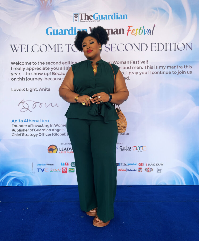 Denise Eseimokumoh, Ag. Managing Editor at‌ the Federal Palace Hotel & Casino for The Guardian Woman Festival by Denise Eseimokumoh