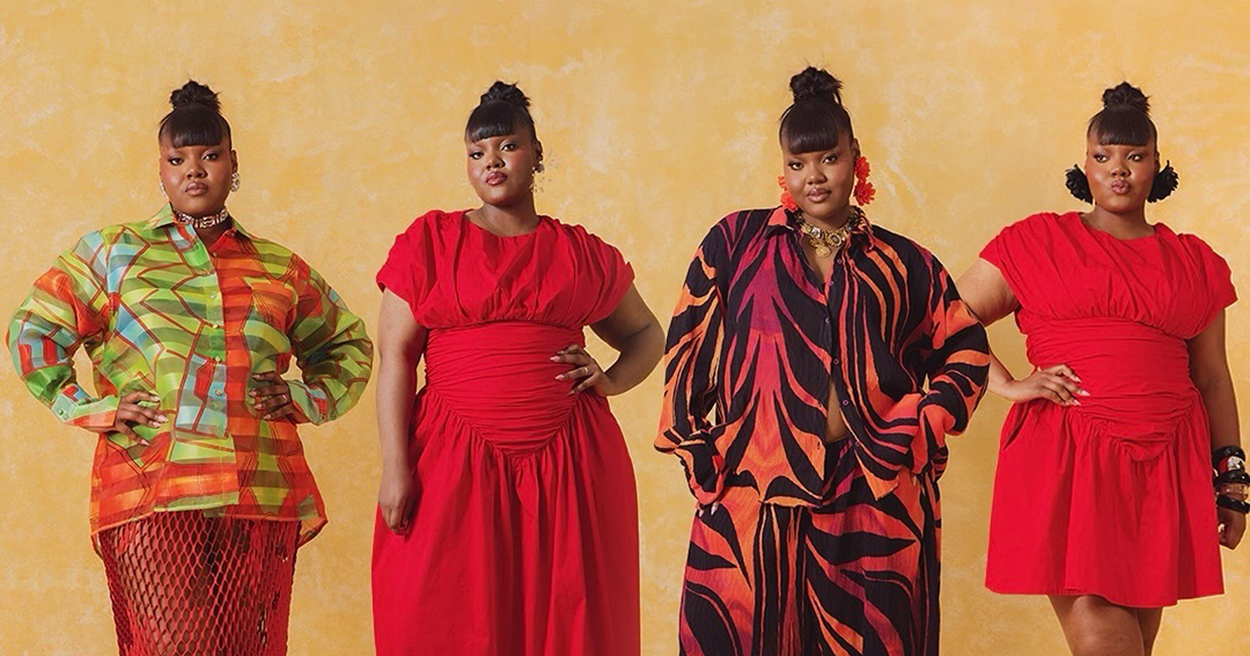 Beautiful model wearing various Kai collectives collection