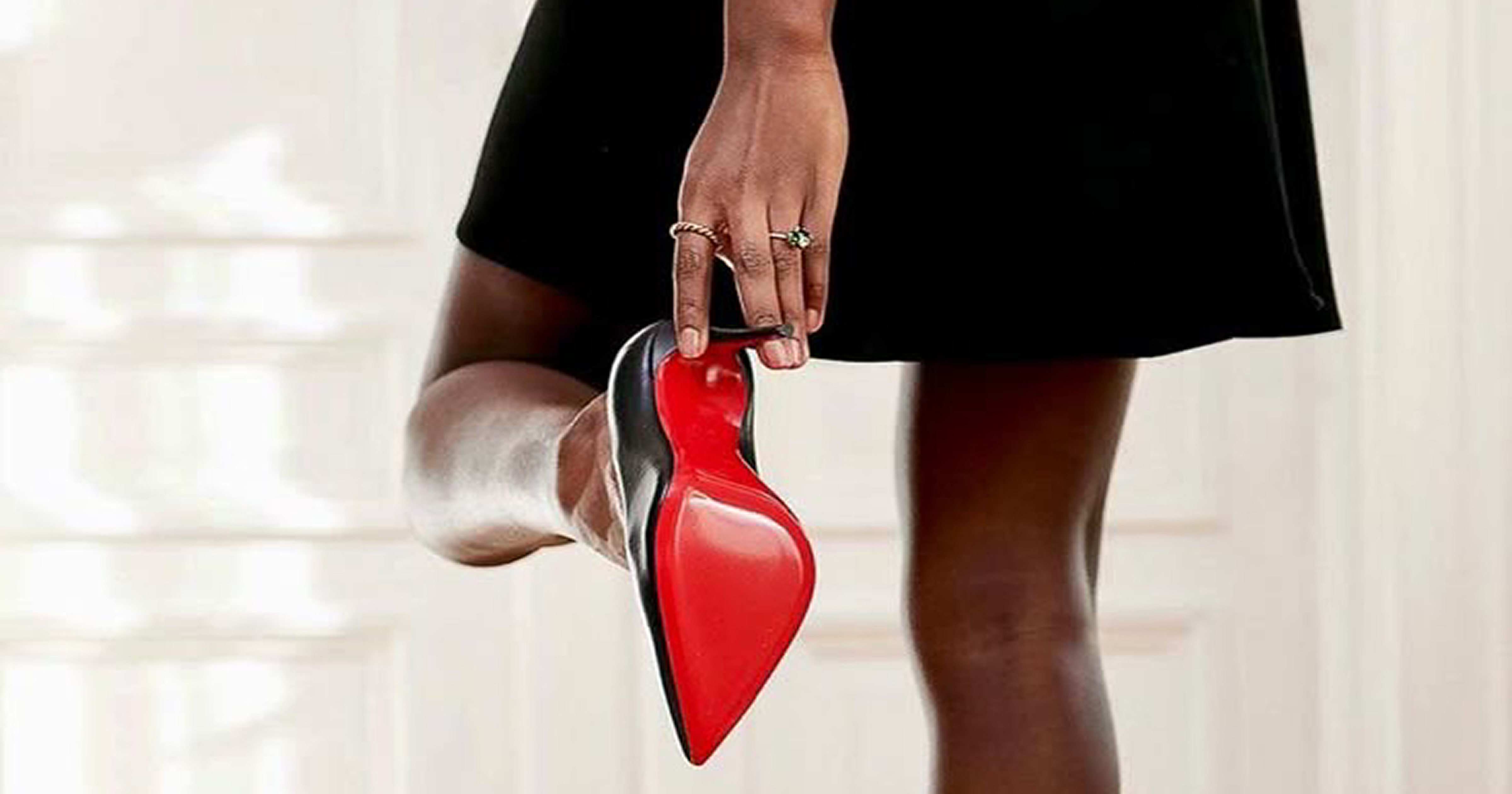 Red bottom stiletto heels