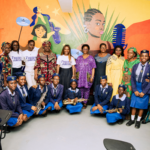 Representatives of Femme Africa, Queen's College and Platoon by Femme Africa