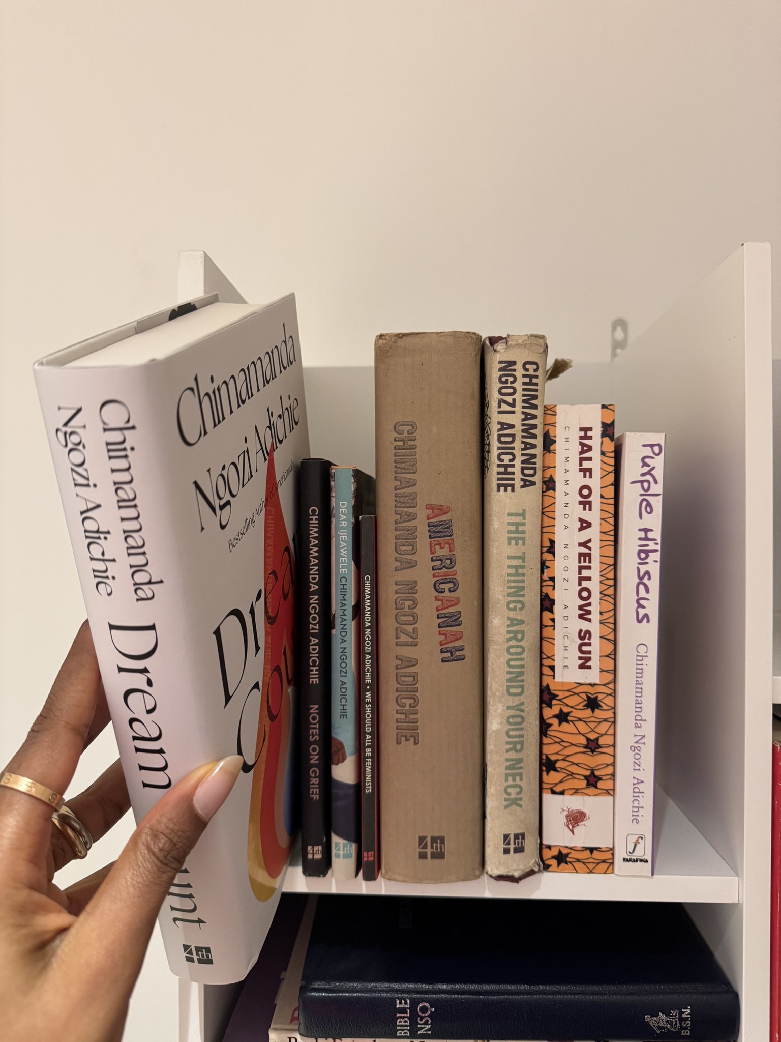 A copy of “Dream Count” by Chimamanda Ngozi Adichie, via @Miss_Jayla, X