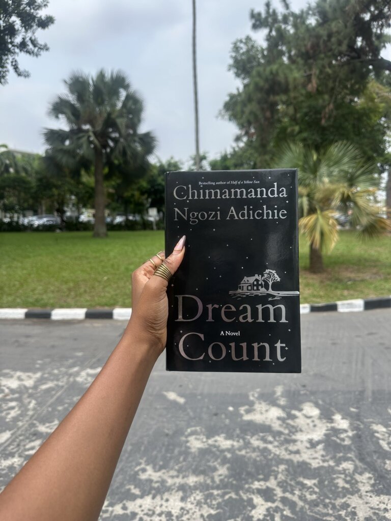 A copy of “Dream Count” by Chimamanda Ngozi Adichie, via @Courtney_ume, X