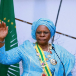 Netumbo Nandi-Ndaitwah, Naimbia's first female president at her swearing in ceremony via Reuters