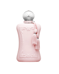  A bottle of Parfums de Marly’s “Delina” against a white background via essenza.ng