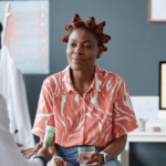 Woman and costor speaking by seventyfour via Freepik