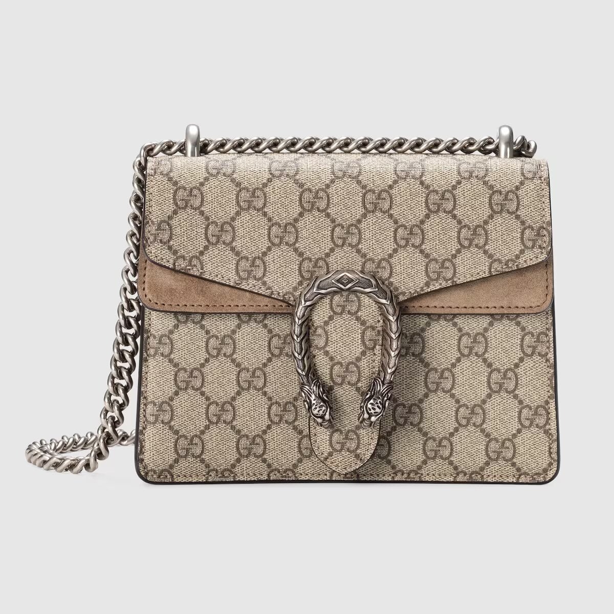 Luxury wishlist: Gucci Dionysus shoulder bag in beige monogram via gucci.com