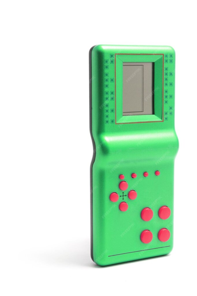 Brick game console by Honeypics via Freepik