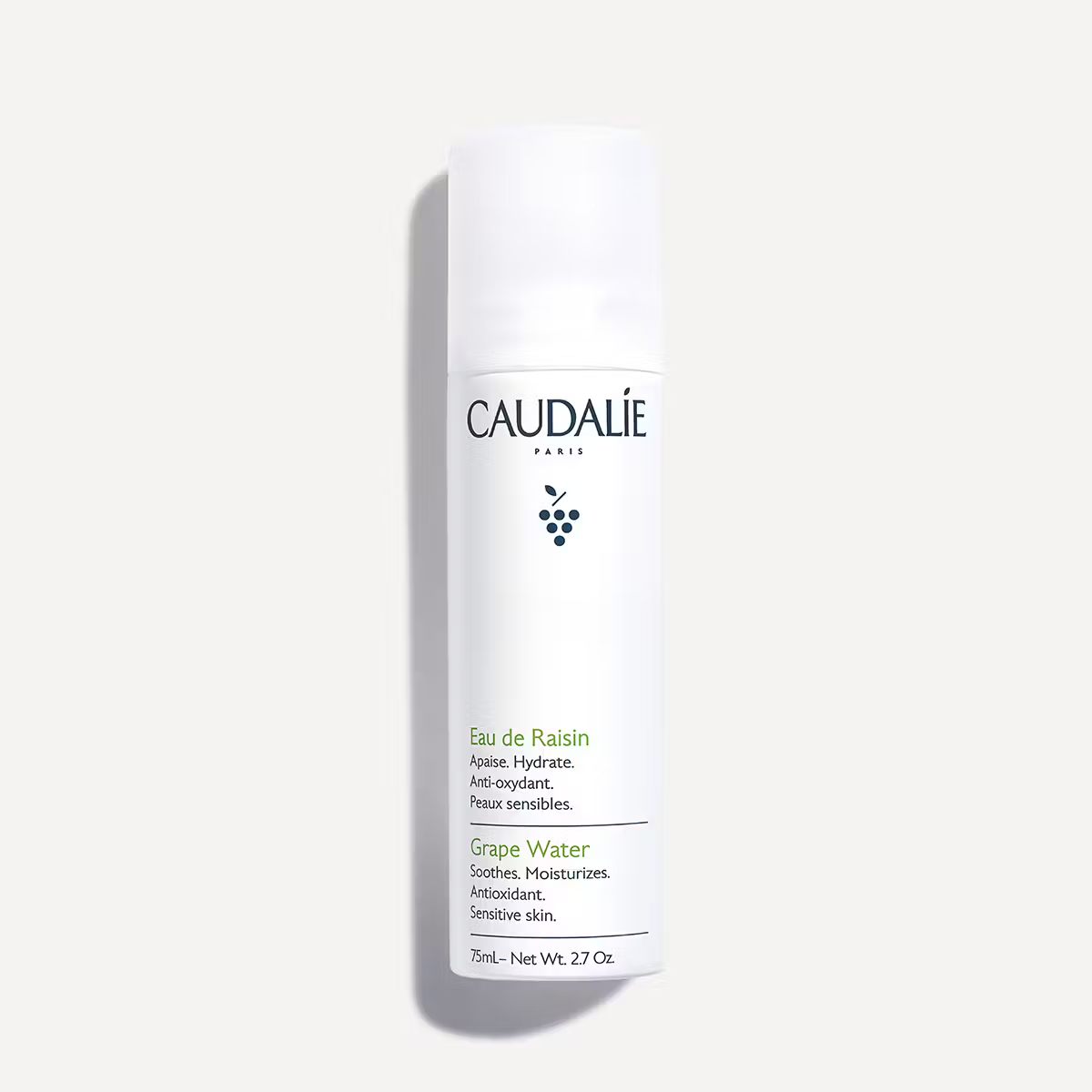 Tried and Tested staple products: Grape Water Hydrating Face Mist via Caudalie.com