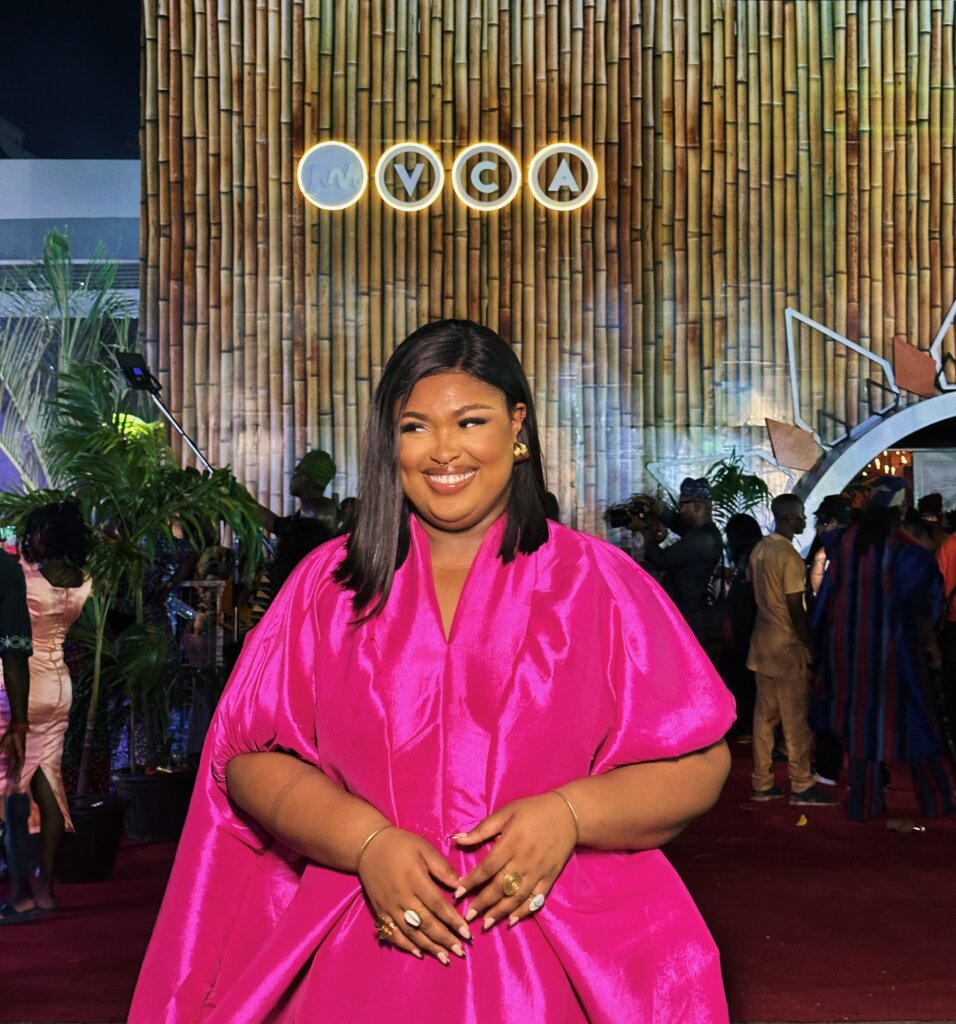 body politics and dysmorphia: Last weekend at the AMVCA cultural day in Dress Up by Taiwo, wearing a pink bubu. This was taken by someone I think sees me in love and admiration, as I now see myself.