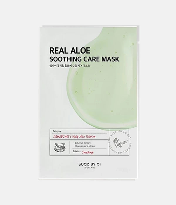 Tried and Tested staple products: Real Aloe Soothing Care Mask via beautyhut.com