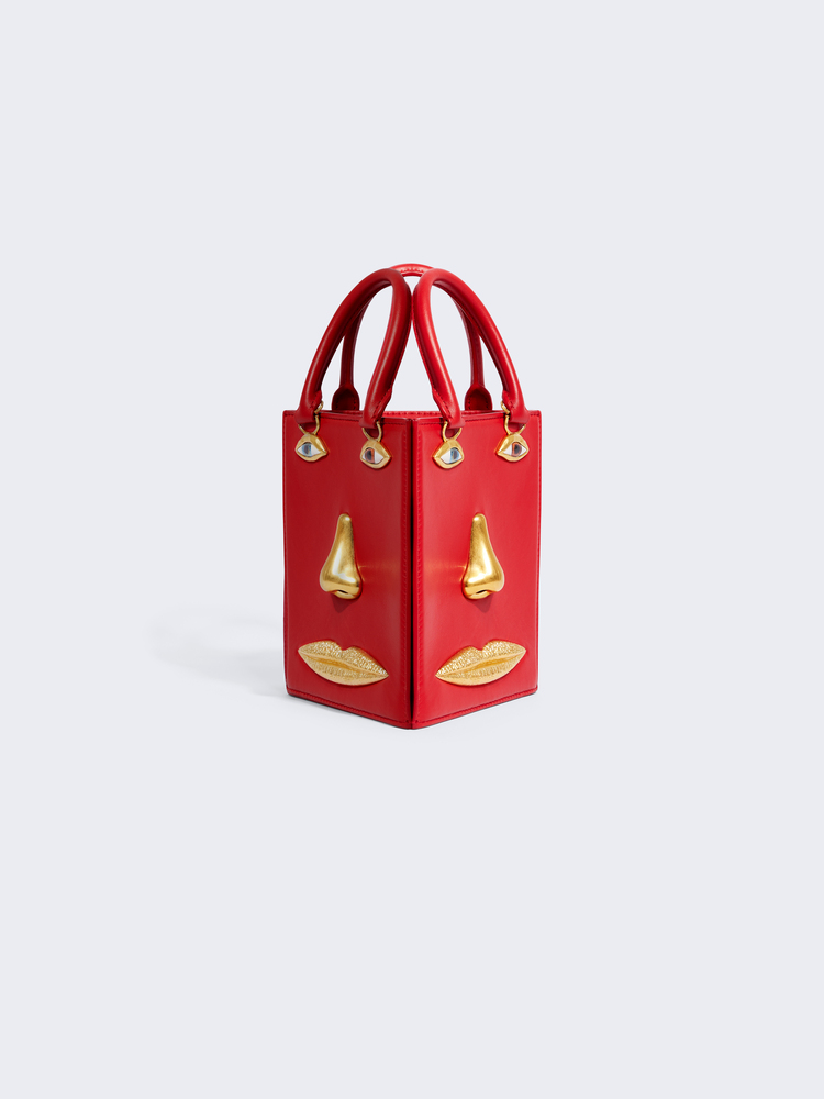 Adaeze’s Onubogu’s fashion favourites - Schiaparelli Triple Anatomy jewellery bag in red via schiaparelli.com