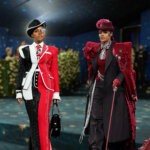 Ayo Edebiri in Ferragamo by Dimitrios Kambouris via Getty Images Janelle Monáe in Thom Browne via Dimitrios Kambouris/Getty Images Teyana Taylor in a full Marc Jacobs outfit by Dimitrios Kambouris via Getty Images Jodie Turner-Smith in Burberry by Jamie McCarthy via Getty Images