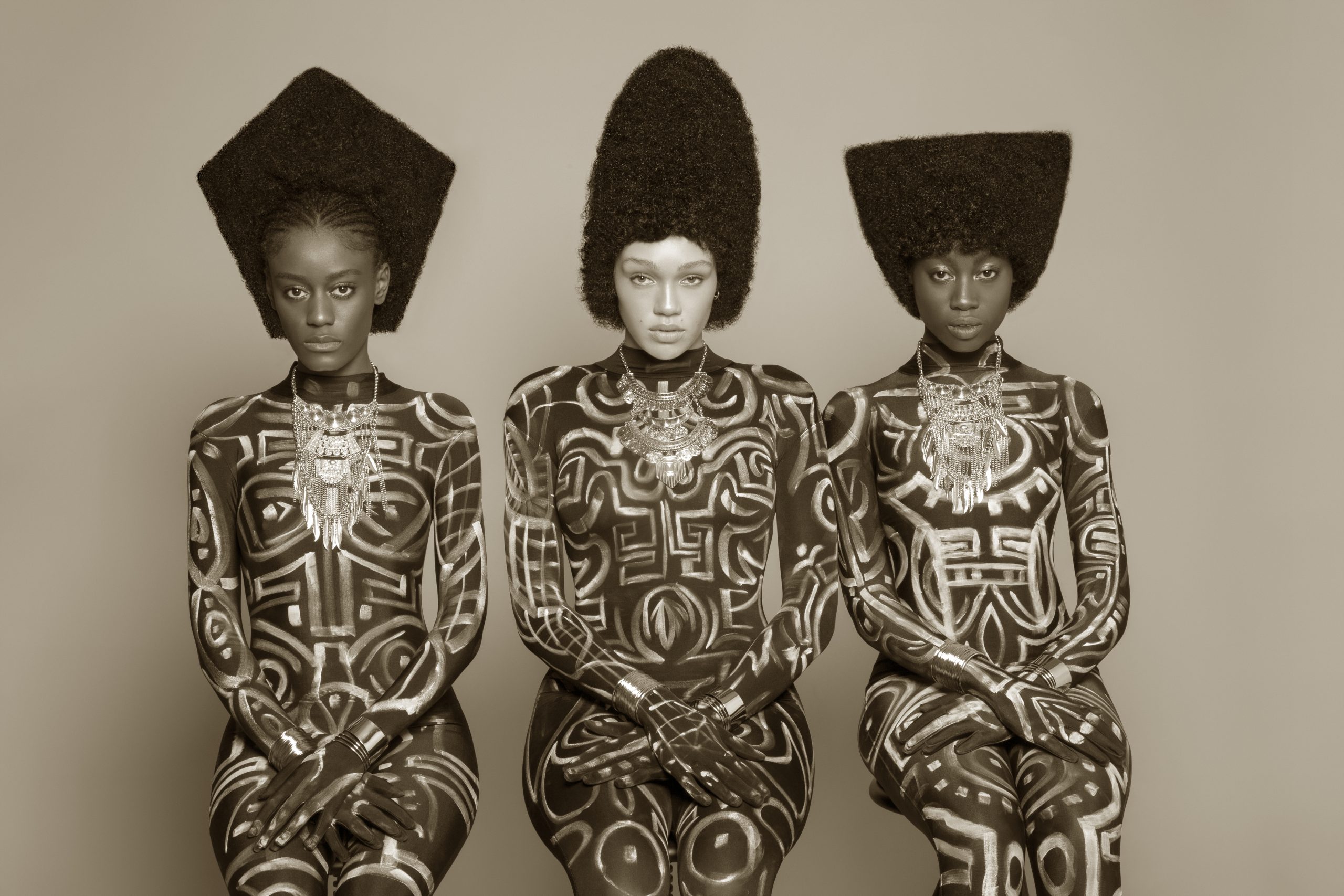 Kalakuta Queens reimagined by stylist Medinah Sanusi. Shot by Darren Black