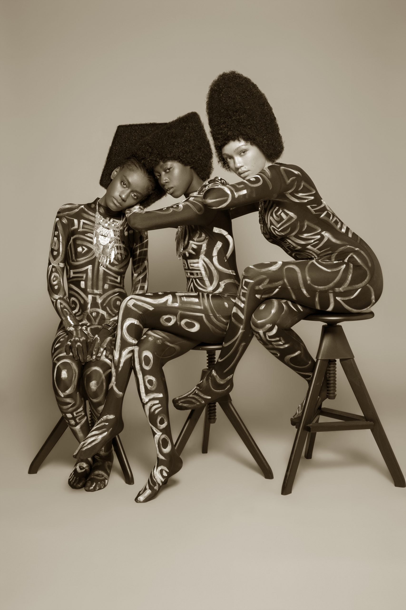 Kalakuta Queens reimagined by stylist Medinah Sanusi. Shot by Darren Black