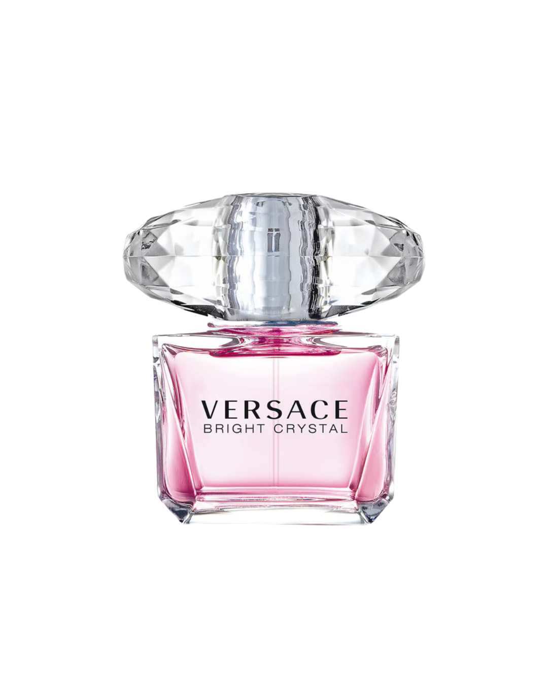 A bottle of Versace’s “Bright Crystal” against a white background via versace.com