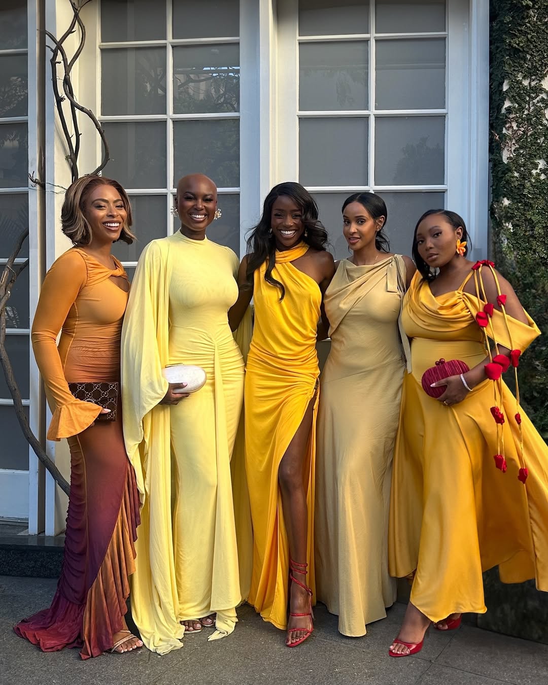 Business of beauty content creation. L-R Tiwalola Ogunlesi @tiwalowla, Oyin Edogi @sweetlikeoyin, Whitney Madueke @whitneymadueke, Ferow @theferow, Alma Rex-Ezonfade @thealmachronicle via @thealmachronicle on Instagram