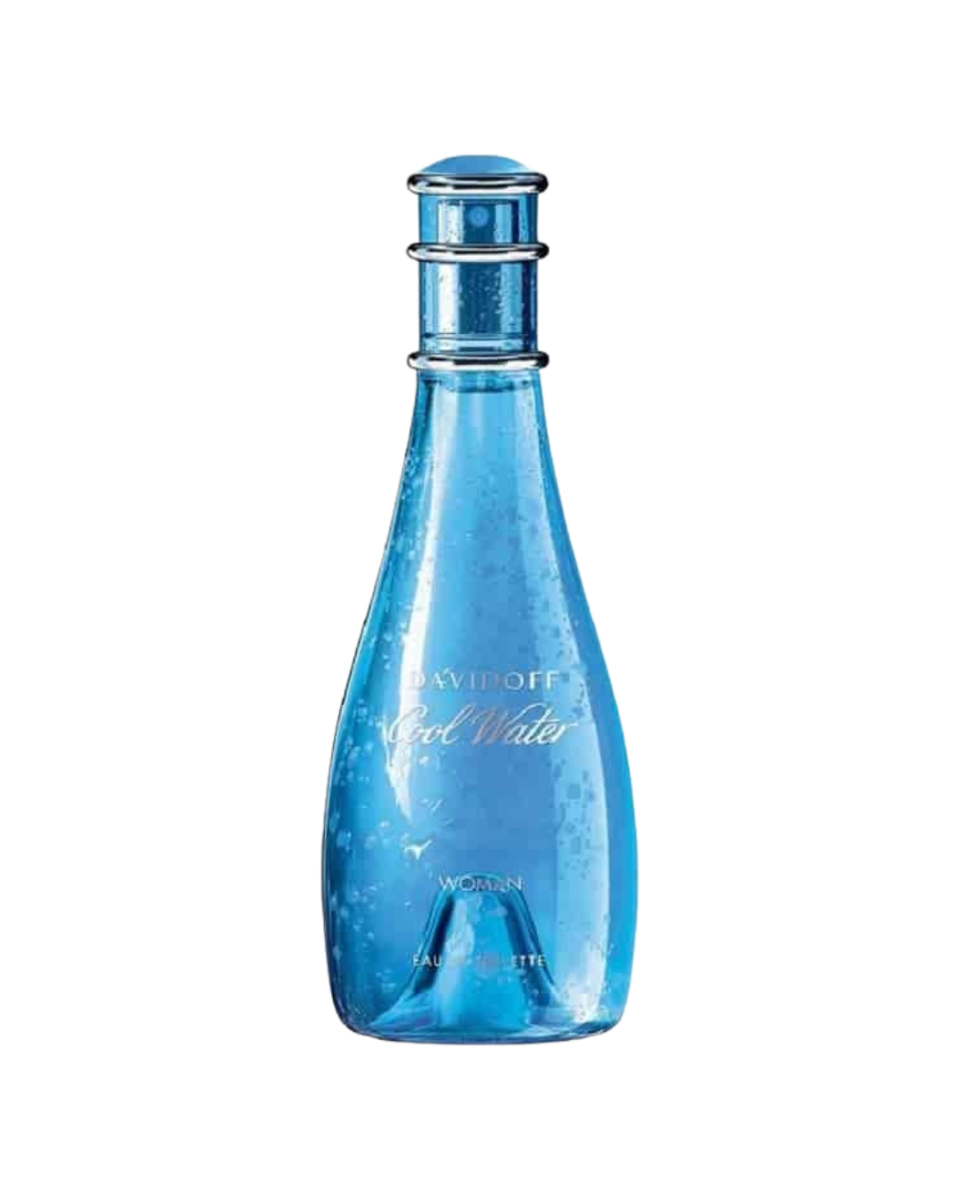 A bottle of Davidoff’s “Cool Water Woman” against a white background via essenza.ng