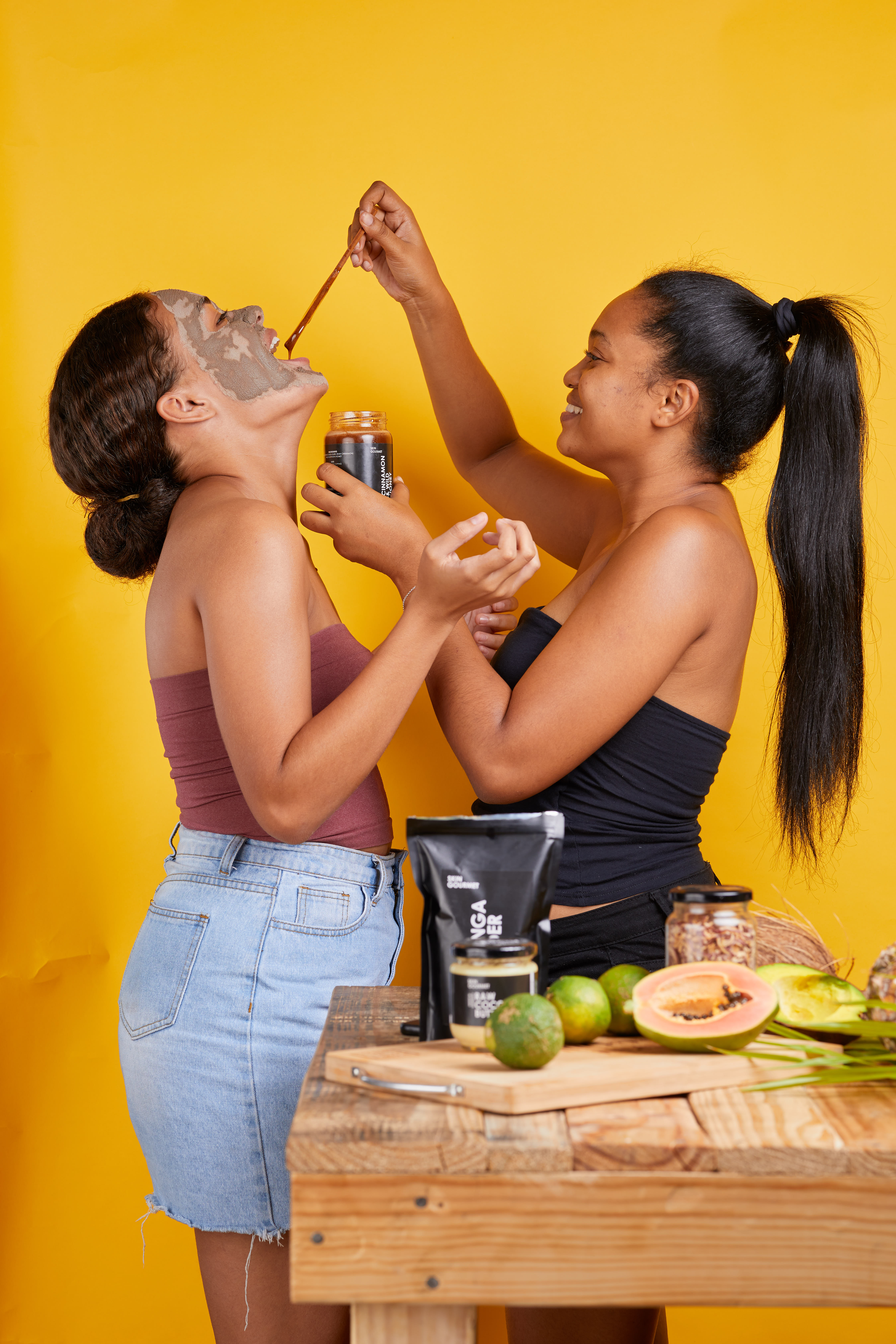 Promotional shoot for Skin Gourmet by Violet Amoabeng