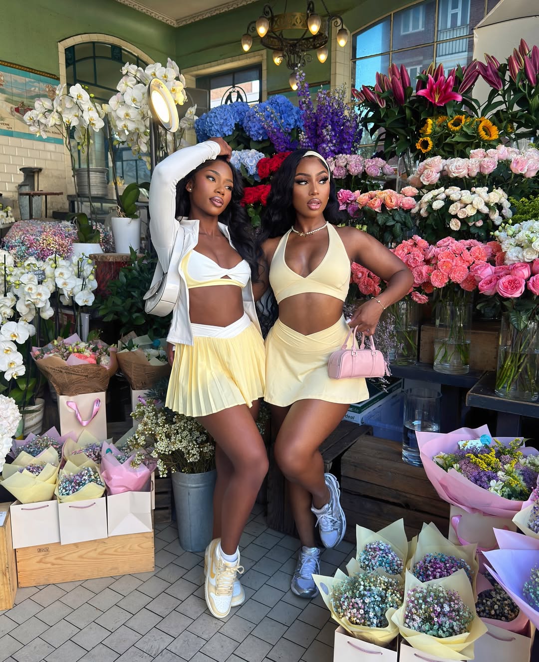 Wrinkle-free fabrics - Leah and Neneh wearing Bo+Tee active wear via @kenyas_finest on Instagram