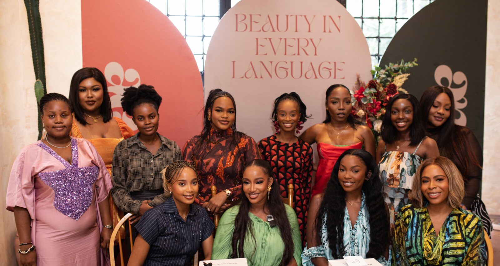 The women of “Beauty in Every Language” at Ajoje via Toyosi Alexis