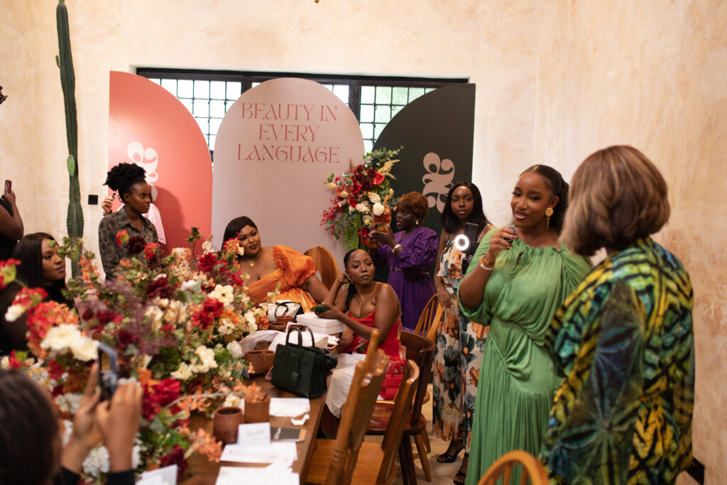 The women of “Beauty in Every Language” at Ajoje via Toyosi Alexis