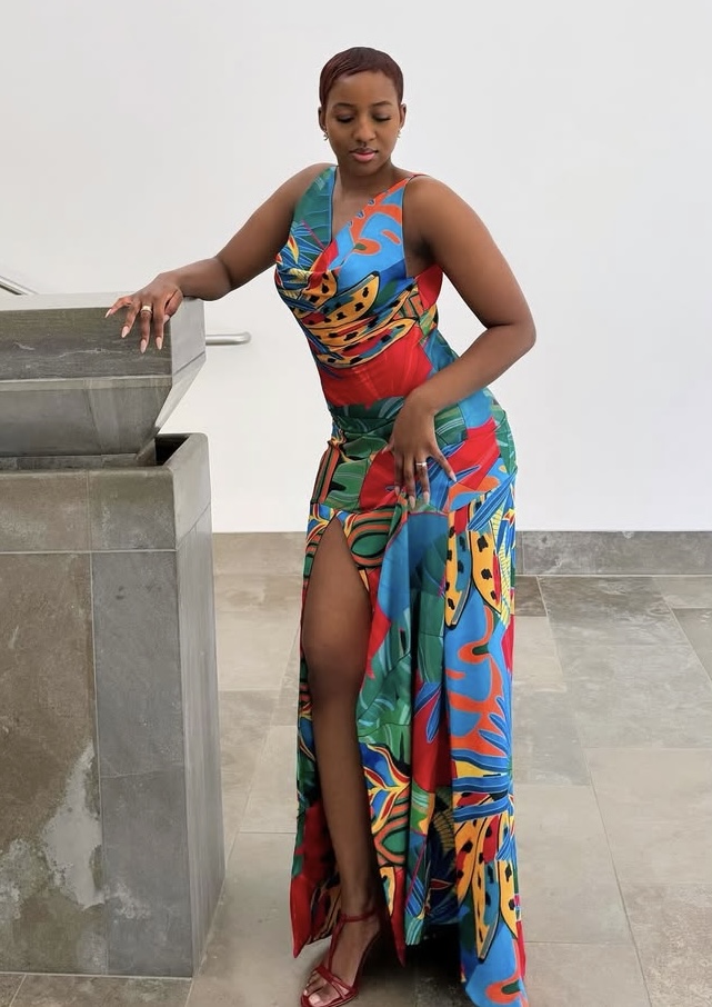 Tasha @natie_sown wearing the Isla Maxi dress via @rendollofficial